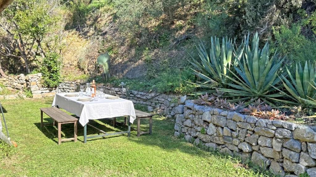 Espace jardin arrière — Villa Lou Bagarède, Grimaud